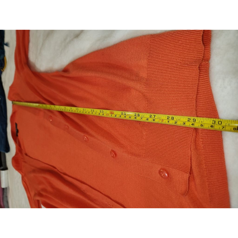 Women's Mossimo Orange Cardigan Size S - Picture 7 of 7